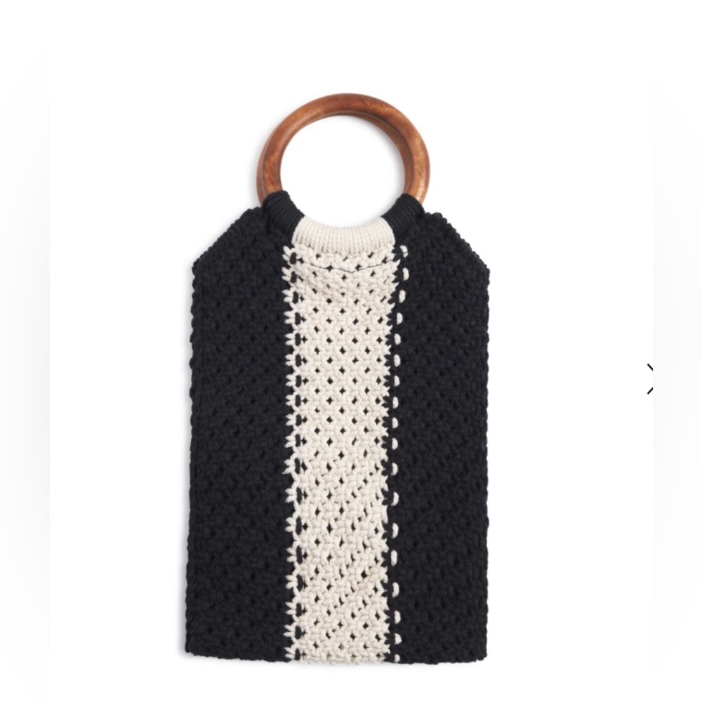Laude the Label-Gaby Mini Macrame Bag. NWT!